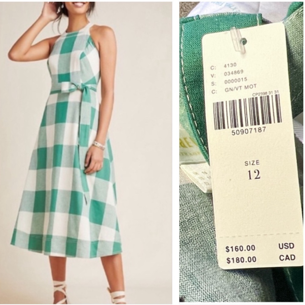 Anthropologie Maeve Halter Dress NWT - Picture 2 of 8